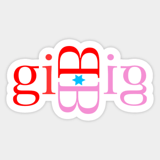 Gib Big Sticker